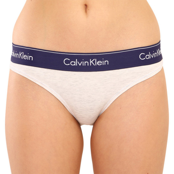 Ženske hlačke Calvin Klein sive (F3787E-PHH)