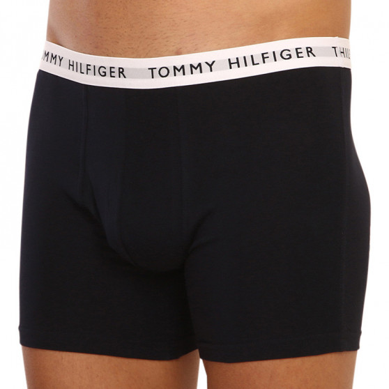 3PACK moške boksarice Tommy Hilfiger temno modre (UM0UM02326 0TA)