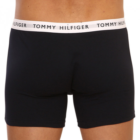3PACK moške boksarice Tommy Hilfiger temno modre (UM0UM02326 0TA)