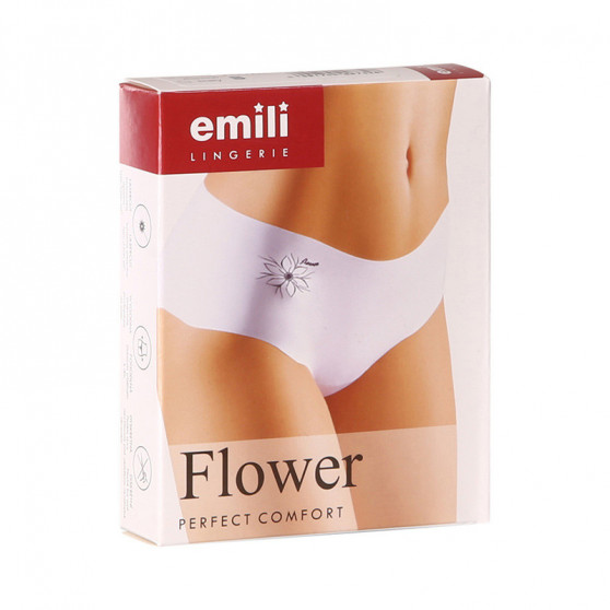 Ženske hlačke Emili bele (Flower)