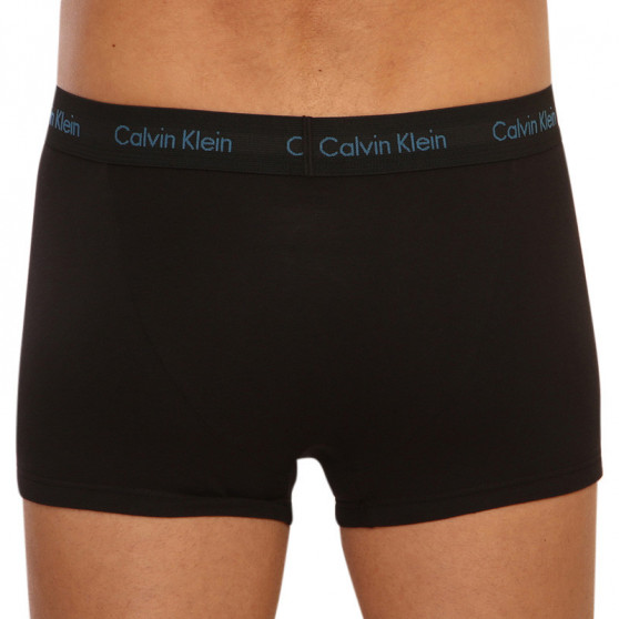 3PACK Moške boksarice Calvin Klein črne (U2664G-1TT)