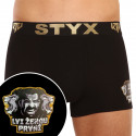 Moške boksarice Styx / KTV športna guma črna - črna guma (GTCL960)