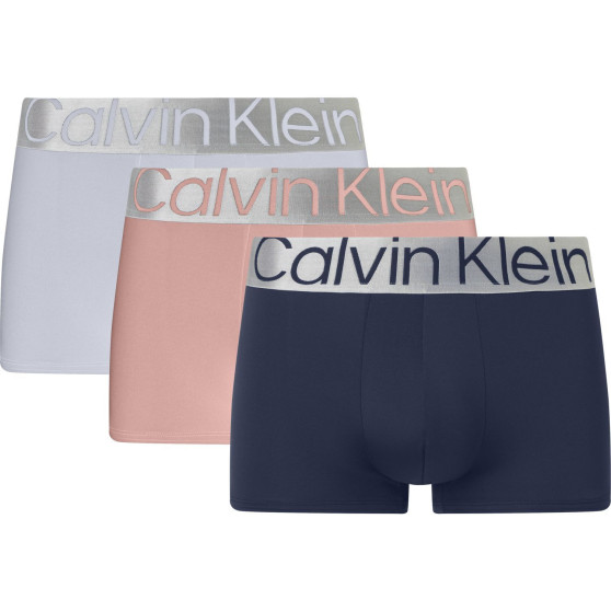 3PACK Moške boksarice Calvin Klein večbarvne (NB3074A-1EE)