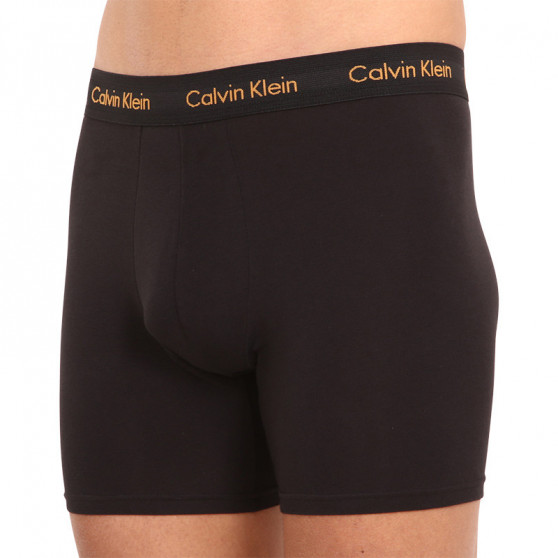 3PACK Moške boksarice Calvin Klein črne (NB1770A-1T8)