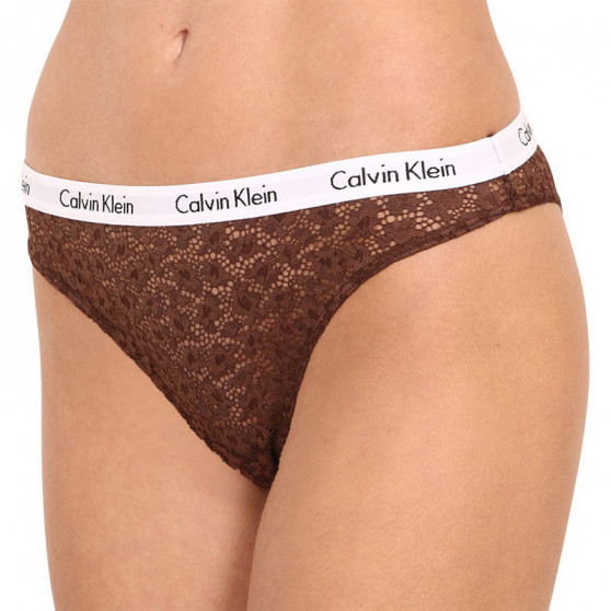 3PACK ženske brazilske hlačke Calvin Klein večbarvne (QD3925E-143)