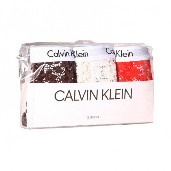 3PACK ženske hlačke Calvin Klein večbarvne (QD3926E-143)