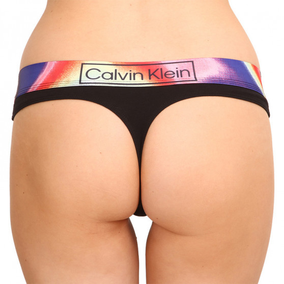 Ženske tangice Calvin Klein črne (QF6857E-UB1)