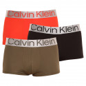 3PACK Moške boksarice Calvin Klein večbarvne (NB3074A-13B)