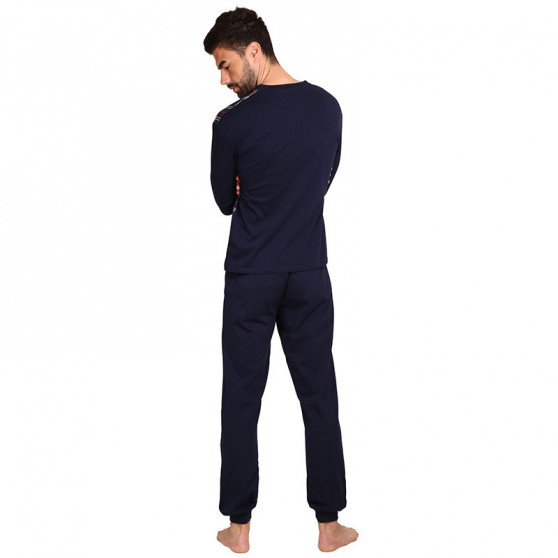 Moška pižama Foltýn prevelike temno modra (FPDN13)