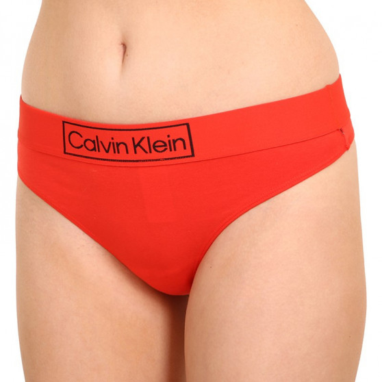 Ženske tangice Calvin Klein rdeča (QF6774E-XM9)