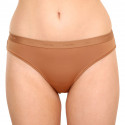 Ženske hlačke Calvin Klein rjave barve (QF6761E-BO8)