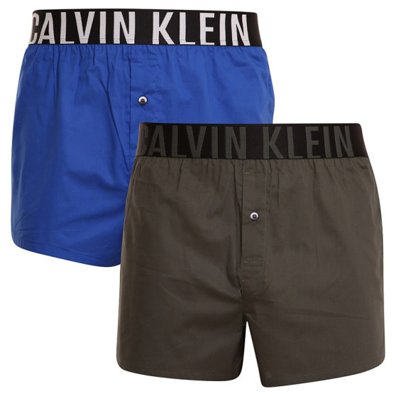 2PACK moške boksarice Calvin Klein večbarvne (NB2637A-206)