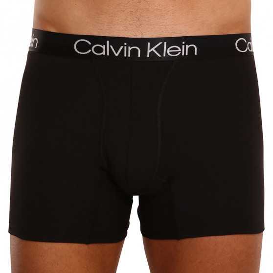 3PACK Moške boksarice Calvin Klein črne (NB2971A-1RZ)