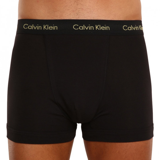 3PACK Moške boksarice Calvin Klein črne (U2662G-1TL)