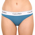 Ženske hlačke Calvin Klein modre (F3787E-CX3)