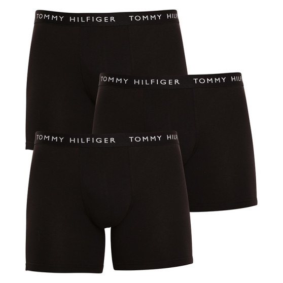 3PACK Moške boksarice Tommy Hilfiger črne (UM0UM02204 0TE)