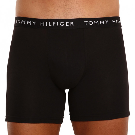 3PACK Moške boksarice Tommy Hilfiger črne (UM0UM02204 0TE)