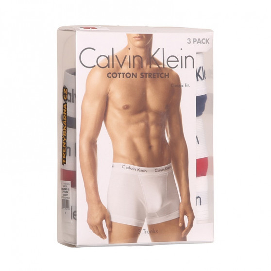 3PACK Moške boksarice Calvin Klein večbarvne (U2662G-i03)