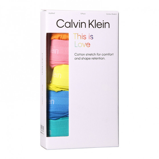 5PACK moške hlačke Calvin Klein večbarvne (NB2040A-1DE)