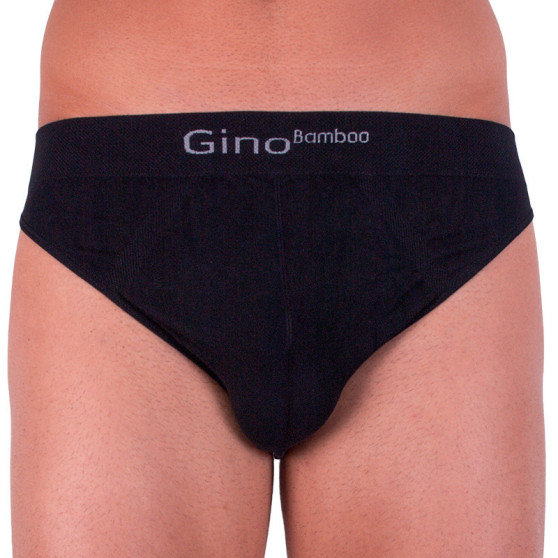Brez embalaže - Moške hlačke Gino bambus črna (50003)