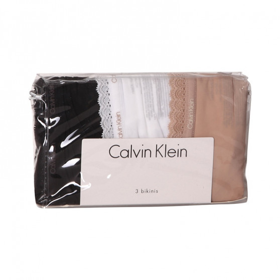 3PACK ženske hlačke Calvin Klein večbarvne (QD3804E-FIY)