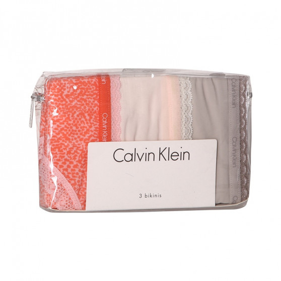3PACK ženske hlačke Calvin Klein večbarvne (QD3804E-13Z)