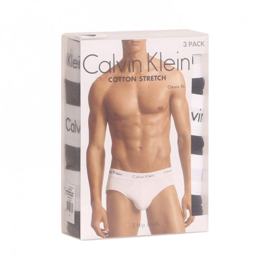 3PACK moške hlačke Calvin Klein črna (U2661G-001)
