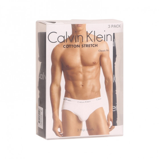 3PACK moške hlačke Calvin Klein črna (U2661G-XWB)