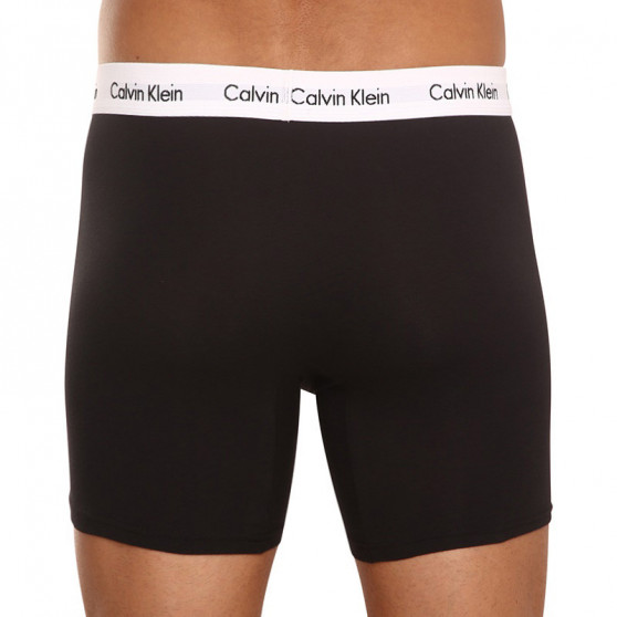 3PACK Moške boksarice Calvin Klein črne (NB1770A-001)