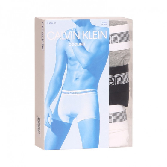 3PACK Moške boksarice Calvin Klein večbarvne (NB1799A-MP1)