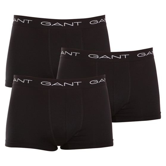 3PACK Moške boksarice Gant črne (900003003-005)