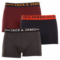 3PACK Moške boksarice Jack and Jones večbarvne (12113943)