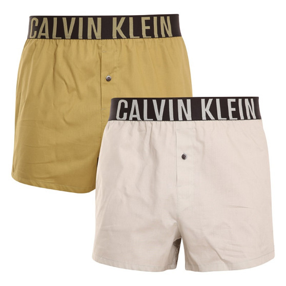 2PACK moške boksarice Calvin Klein večbarvne (NB2637A-6MU)