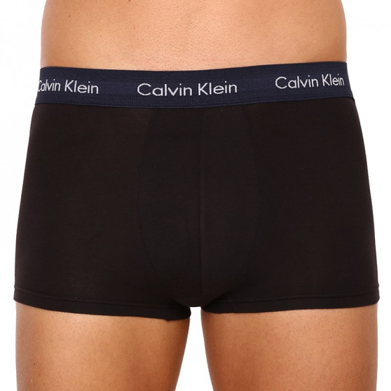 3PACK Moške boksarice Calvin Klein črne (U2664G-6ED)
