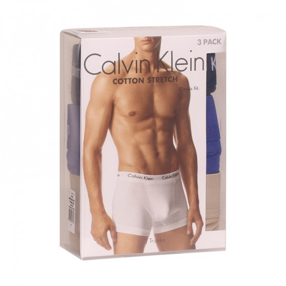 3PACK Moške boksarice Calvin Klein črne (U2662G-6W1)