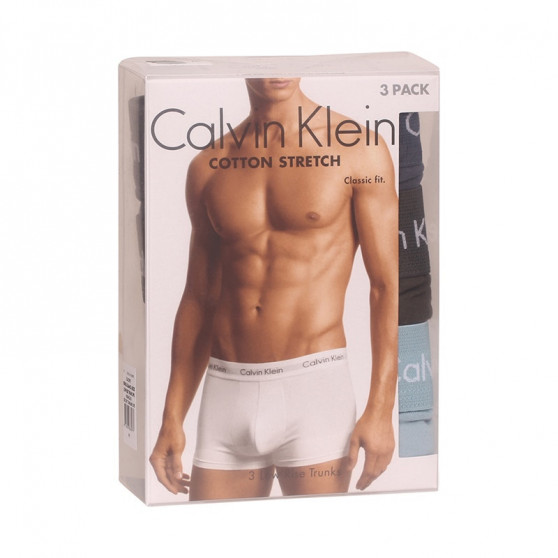 3PACK Moške boksarice Calvin Klein večbarvne (U2664G-6EX)