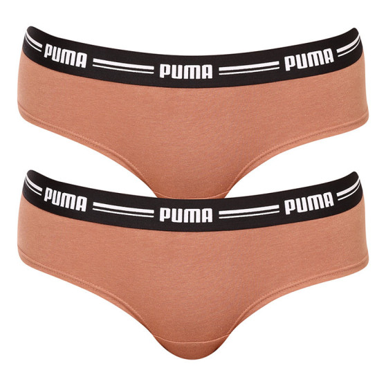 2PACK ženske brazilske hlačke Puma rjave (603043001 010)