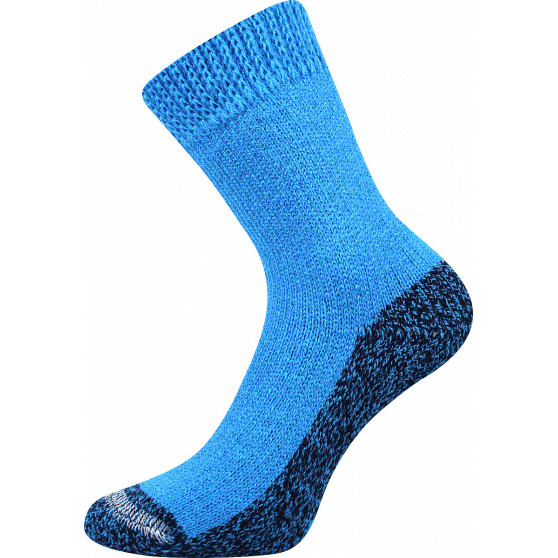 Tople nogavice Boma modre (Sleep-blue)
