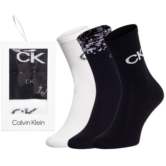 3PACK ženske nogavice Calvin Klein večbarvne (701219849 002)