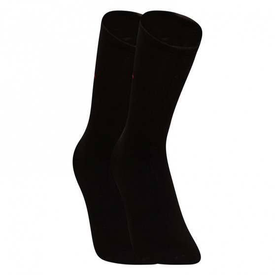 2PACK ženske nogavice Tommy Hilfiger visoke črne (100001493 001)