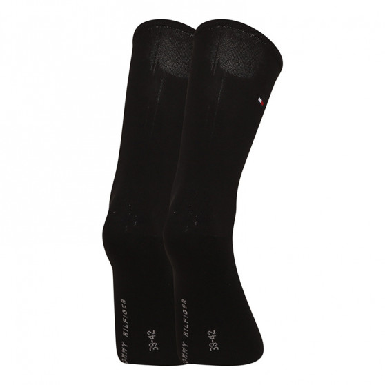 2PACK ženske nogavice Tommy Hilfiger visoke črne (371221 200)