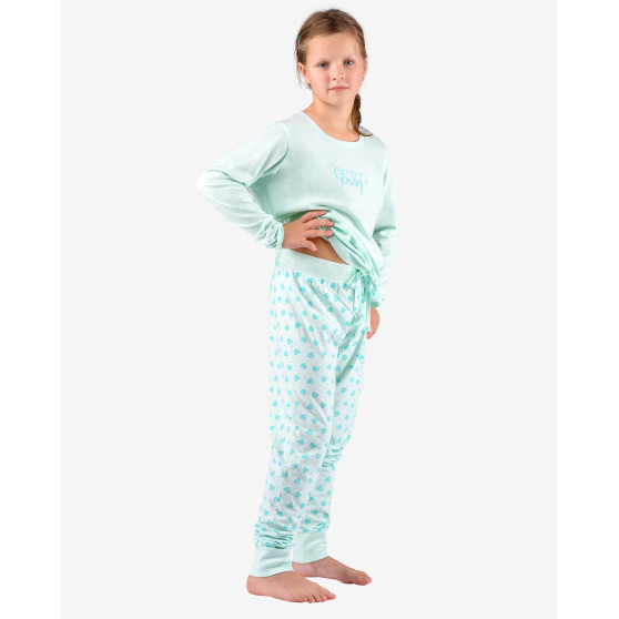 Dekliška pižama Gina modra (29007-LYMMMZ)