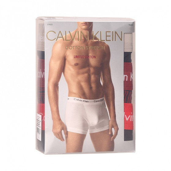 3PACK Moške boksarice Calvin Klein večbarvne (NB3056A-6G5)