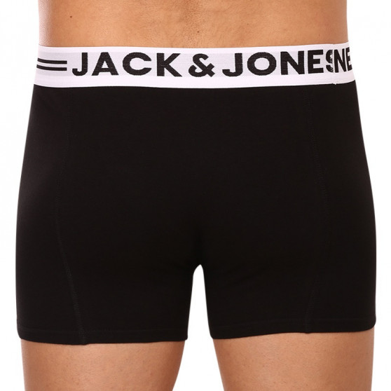 3PACK Moške boksarice Jack and Jones črne (12081832)