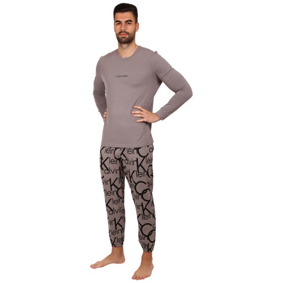 Moška pižama Calvin Klein siva (NM2178E-6NT)