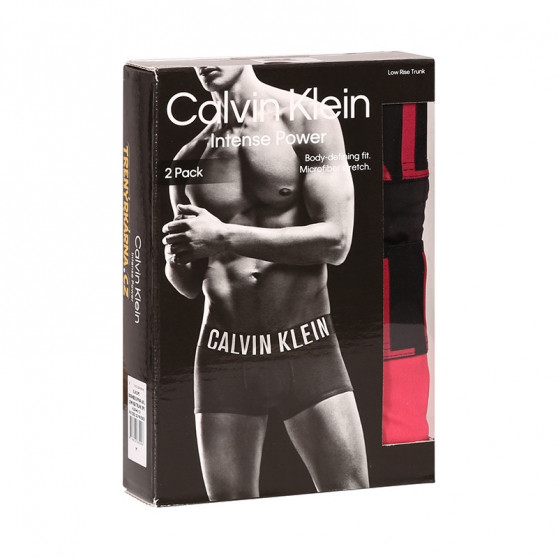 2PACK Moške boksarice Calvin Klein večbarvne (NB2599A-6IL)