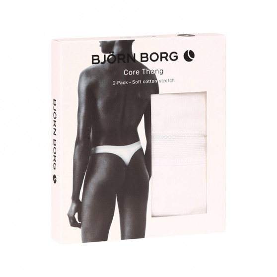 2PACK ženske tangice Bjorn Borg bele (10000162-MP002)