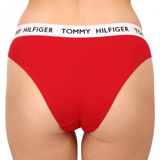 Ženske hlačke Tommy Hilfiger rdeča (UW0UW02193 XCN)