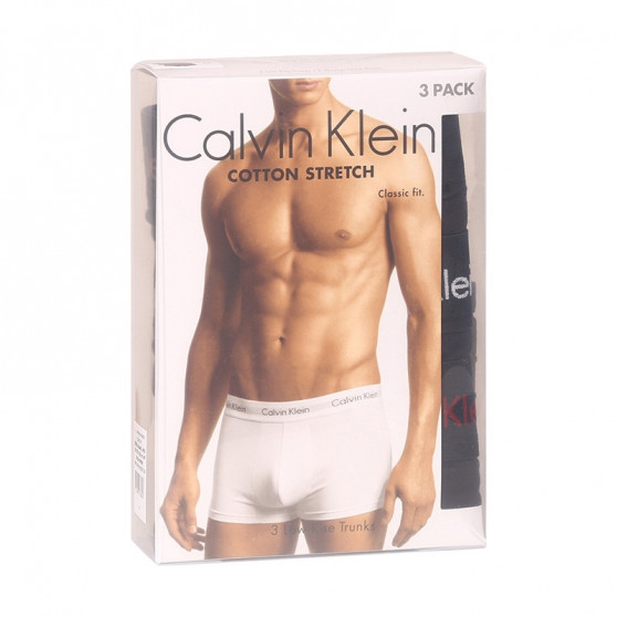 3PACK Moške boksarice Calvin Klein črne (U2664G-6FB)