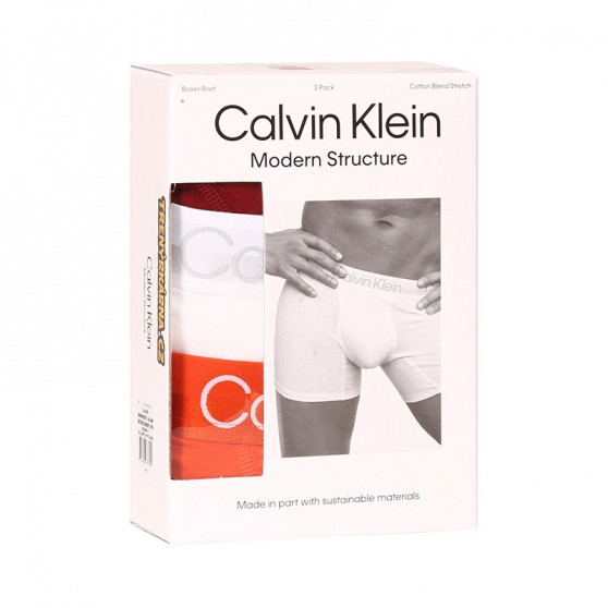 3PACK Moške boksarice Calvin Klein večbarvne (NB2971A-6IN)